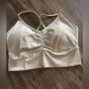 Gymshark Elevate Longline Sports Bra Sandy Brown Size Large